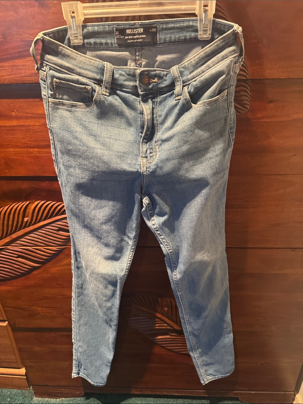 Hollister Women's Light Wash Skinny Jeans